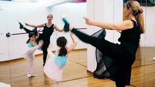 Olivia Shows us Spanish Ballet Exercises for Children