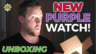 NEW Vanbanner Release, with a purple dial! Unboxing on a tree stump?!