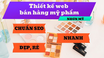 Thiết Kế Website Bán Hàng Mỹ Phẩm
