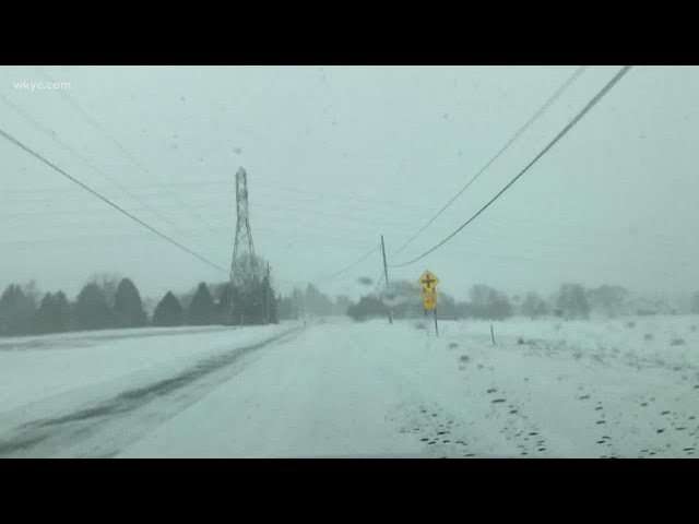 Northeast Ohio winter weather update: A look at road conditions in Vermilion  