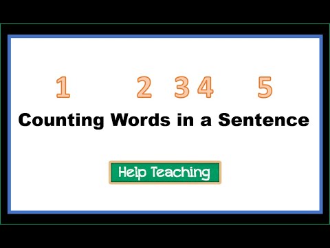 Video: Hvordan bruker jeg telle i en setning?