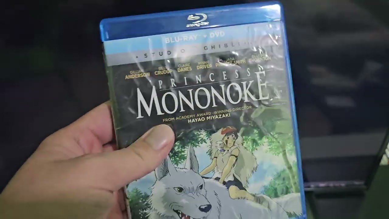 Here Is My Entire Princess Mononoke On Both Blu-ray And Dvd 