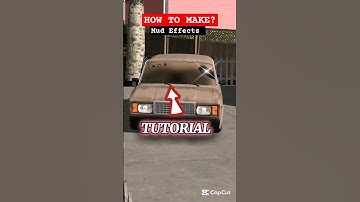 How to make Mud Effect? Tutorial 🧑‍🎨 Car parking Multiplayer #carparkingmultyplayer