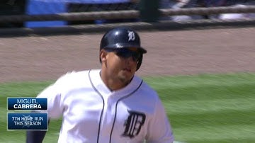 MIN@DET: Miggy blasts a two-run homer to left