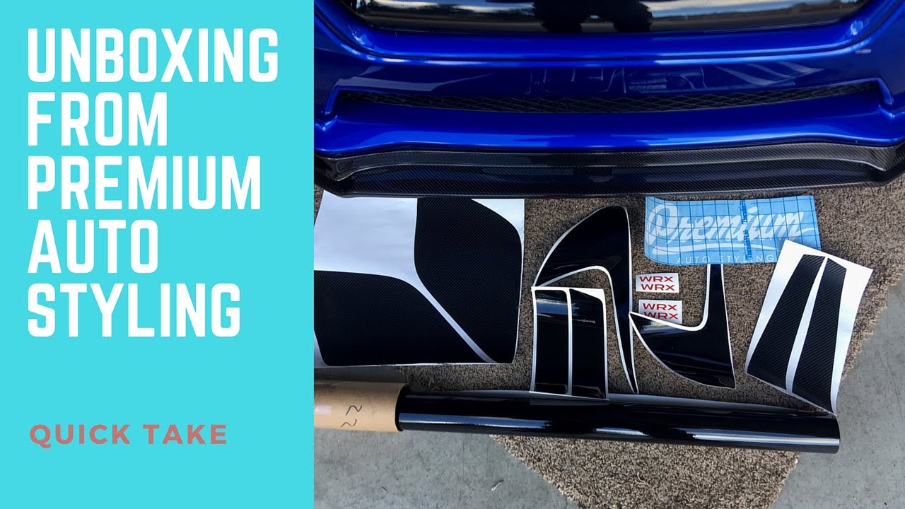 Quick Auto Style Quick Take: Premium Auto Styling Unboxing - YouTube