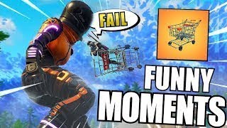 Fortnite Einkaufswagen stunt / Wenn Spastis Langeweile haben.
