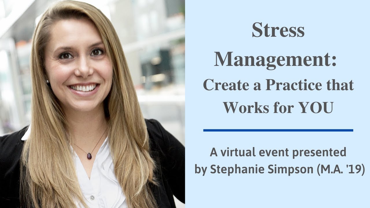 Stress Management: Create a Practice that Works for YOU - YouTube