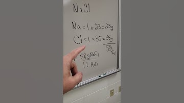 1 M solution of NaCl | Thanatochemistry