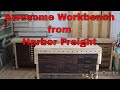 Building the ultimate workbench on a budget modifying the harbor freight yukon 58832