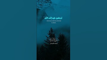 (واتقوا يوما ترجعون فيه إلى الله)#محمد_اللحيدان #سورة_البقرة