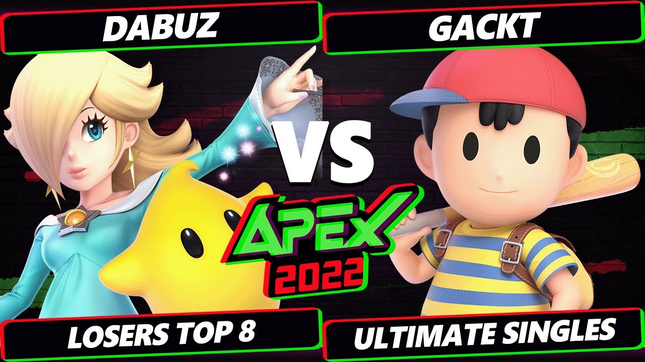 Apex 2022 Top 8 - Dabuz (Rosalina) Vs. Gackt (Ness) - SSBU Ultimate Tournament