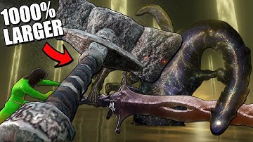 Elden Ring but ALL the weapons are 1000% LARGER