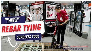 Reviewing the MAX Cordless Twintier Stand Up Rebar Tying Tool