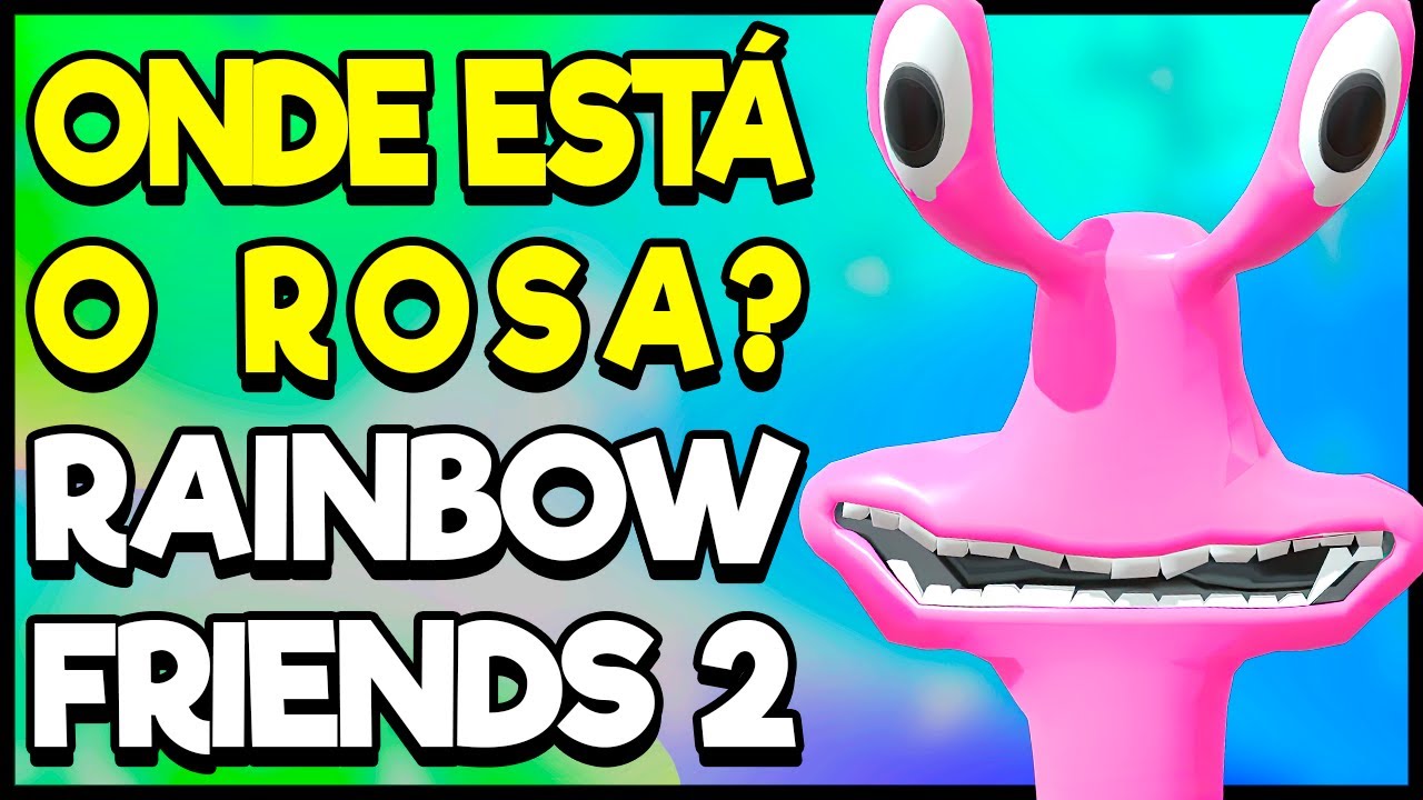 Roblox - ESCONDE ESCONDE COM OS MONSTROS COLORIDOS (Rainbow Friends)