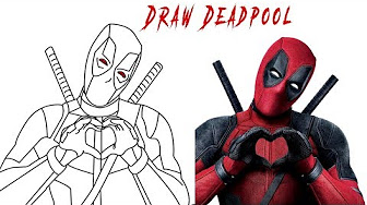 How To Draw Deadpool 2 Deadpool 2 Coloring Pages Youtube
