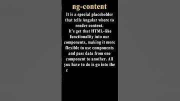 Angular interview questions? ng-content? #angulardeveloper #coding #angular #css #angularinterview