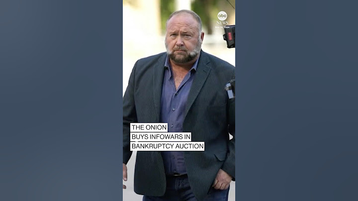 The Onion buys InfoWars in bankruptcy auction