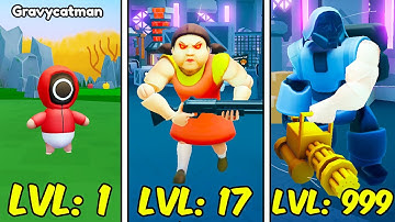 Unlocking MAX LEVEL FRONTMAN in Squid Evolution Simulator