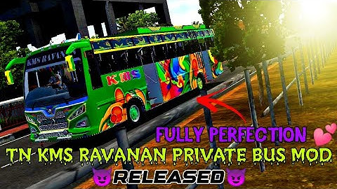 ‼️TN KMS RAVANAN PRIVATE BUS MOD ‼️| BUS SIMULATOR INDONESIA😘| BUSSID MOD | PRIVATE BUS MOD |