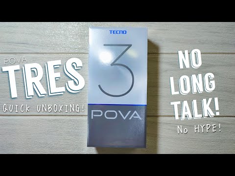 TECNO POVA 3 UNBOXING TAGALOG | Specs Details