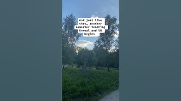 New semester teaching VR and unreal #indiedev #university #vr #unrealengine #unrealengine5