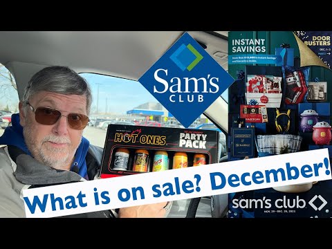 What you should BUY on sale at SAMS CLUB for DECEMBER 2023 MONTHLY INSTANT SAVINGS & LOWER PRICES