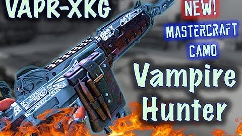*NEW* "Vampire Hunter" VAPR-XKG Mastercraft Camo | Black Ops 4