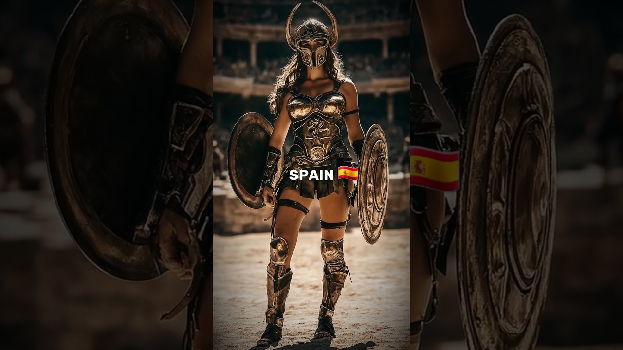 Countries as Women Warriors 