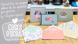 Tutorial: Envelopes of any size you want (and 3 express cards)