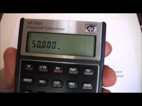 Capital Budgeting Part Three (HP10BII) -- Calculating Net Present Value