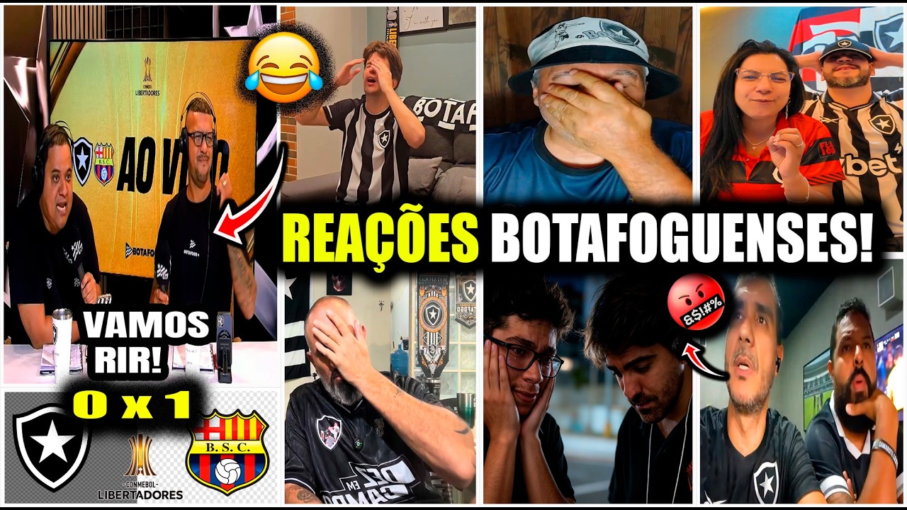 🤯😂 ELIMINAÇÃO DO BOTAFOGO VIRA PIADA: “COBRARAM A SUL-AMERICANA!”😱🔥