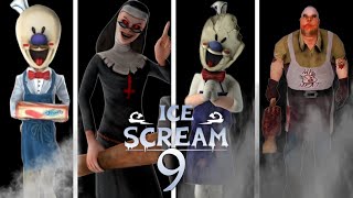 Ice Scream 9 - All Enemies