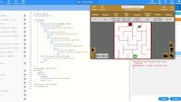 VEX VR Reto laberinto dinámico