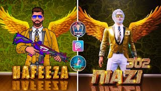 How to Make Pubg gaming logo like Niazi 302 , Star ANONYMOUS, Sp joker & Solo king in PicsArt screenshot 2