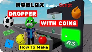 How to make a dropper in Roblox Studio | Dropper with coin and with other items for Tycoon screenshot 4