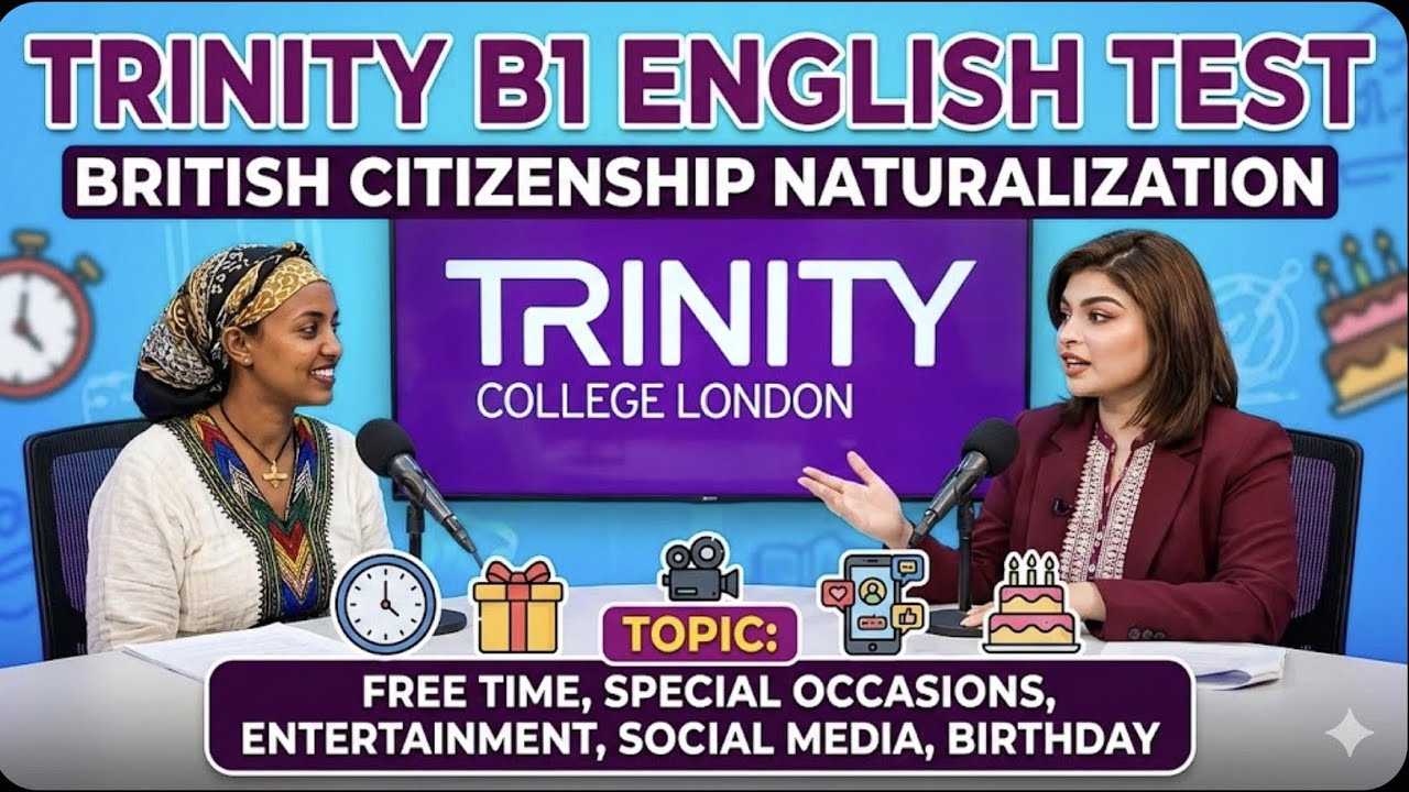 B1 English Test (GESE Grade 5) | SELT British Citizenship| Trinity College London ILR UK