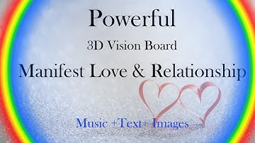 Vision Board Love Relationship | The Ultimate Law of Attraction Hack to Manifest Love | WORKS FAST!