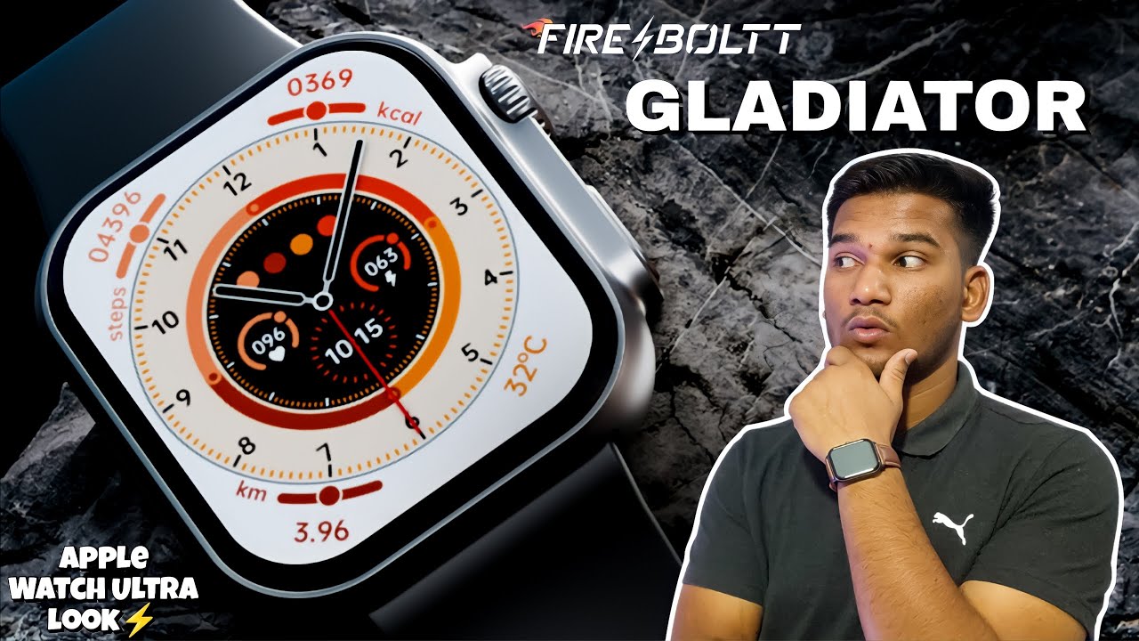 Fire Boltt Gladiator Smartwatch ⚡ Apple Watch Ultra Copy Smartwatch ⚡