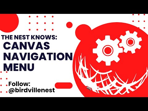 Changing Canvas Navigation Menu Settings