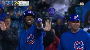 CHC@COL: Fowler gives Cubs lead with RBI single