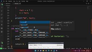 #9 C language practice | Function of factorial