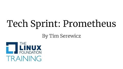Tech Sprint: Prometheus