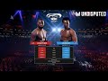 Undisputed Boxing Simulation Gameplay on Xbox Series X: Terence Crawford vs Sugar Ray Leonard