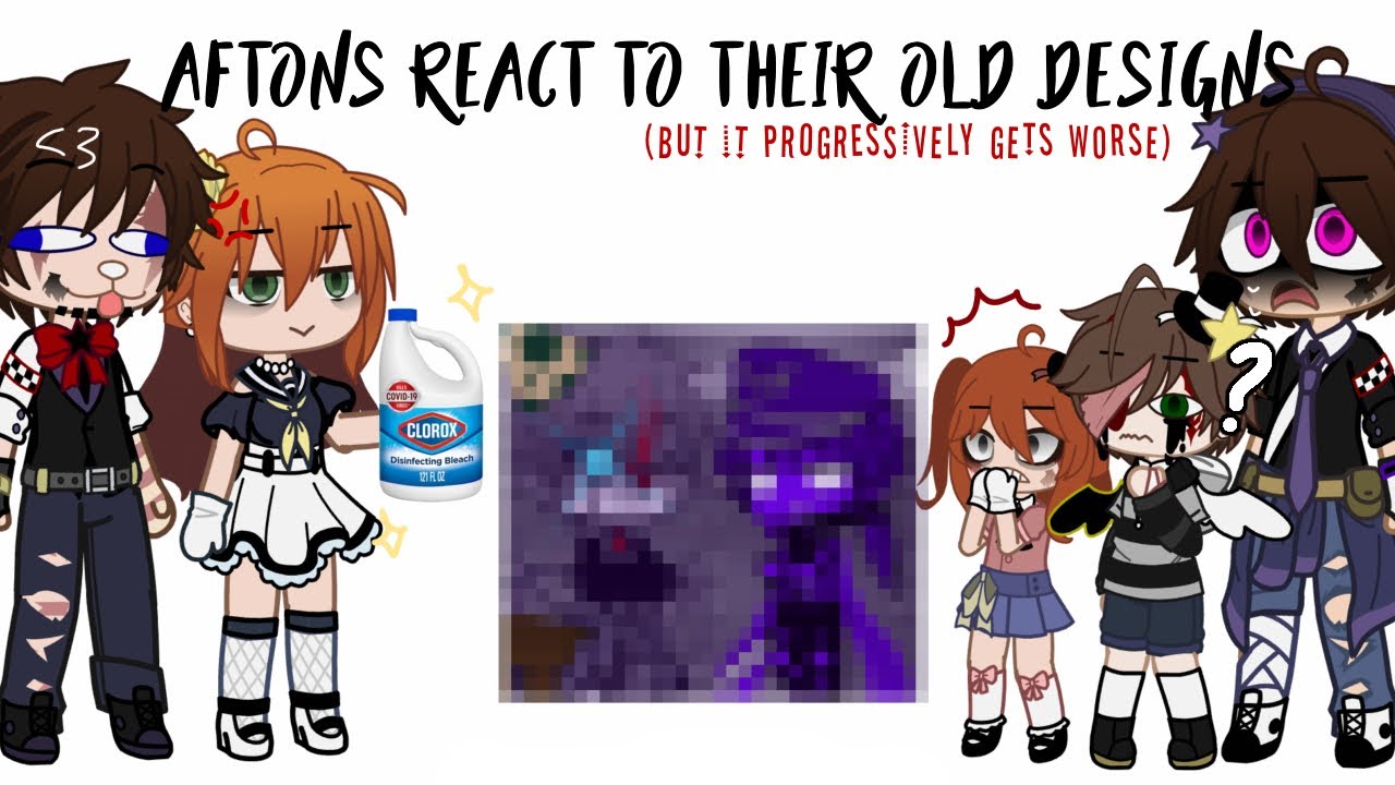Aftons react to their old designs but it progressively gets worse - YouTube