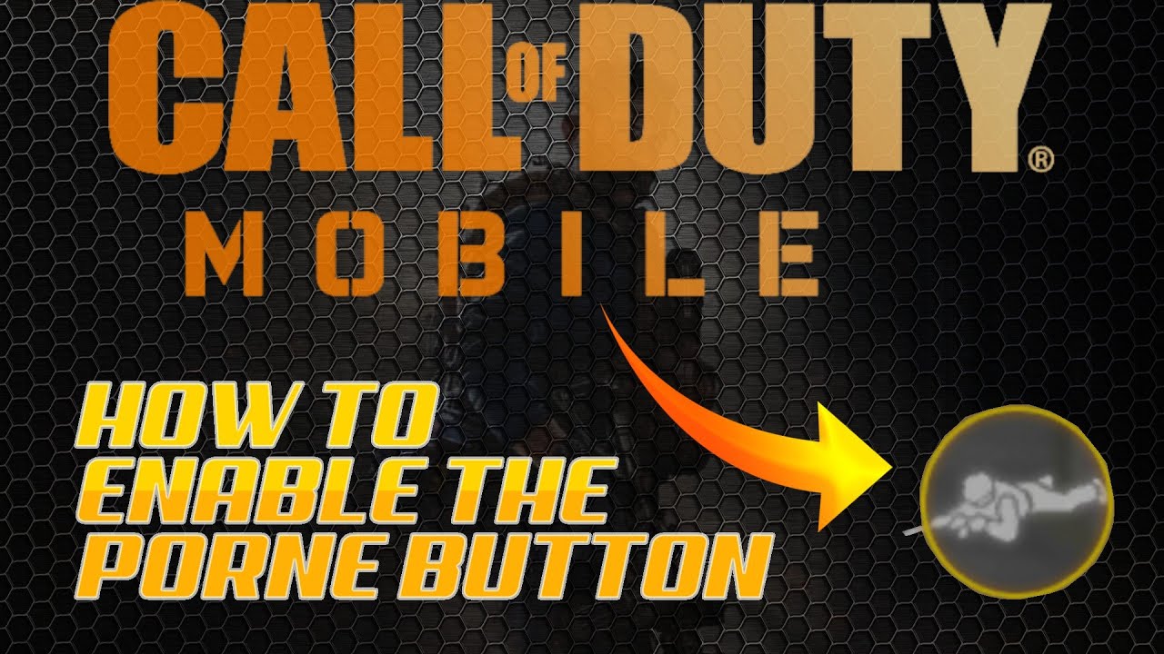 How to enable porne button in cod or how to separate crouch button and ...