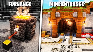 Minecraft | 5+ Mind-Blowing gold mine Build Hacks You Need to Try!