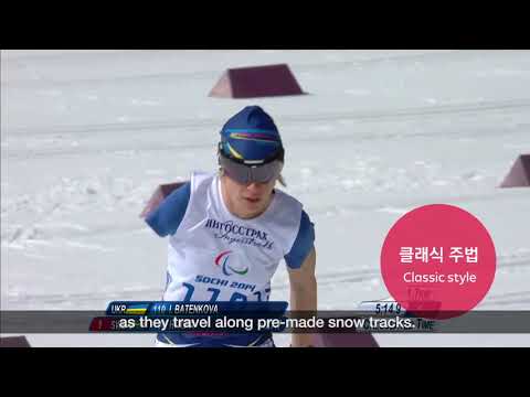 (KOR/ENG) 장애인 크로스 컨트리 스키(Para Cross Country Skiing)를 알아보자