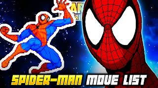 Spider-Mans Move List - Marvel Super Heroes Msh