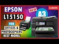 Epson L15150 A3 MINI COLOUR XEROX Print/Copy/Scan/Wifi/ADF FULL DEMO | Abhishek Products