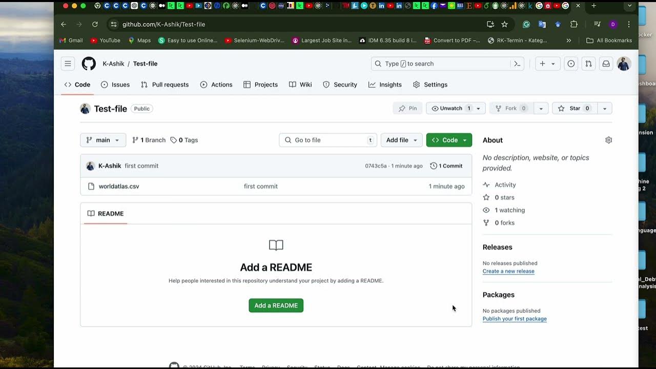 How to upload folders in github using command line terminal youtube